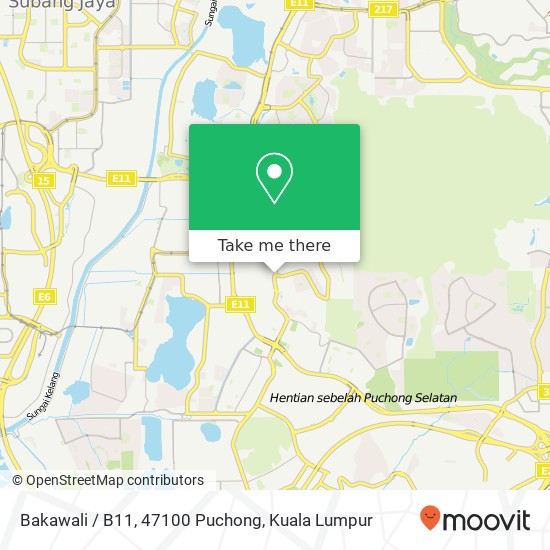 Bakawali / B11, 47100 Puchong map