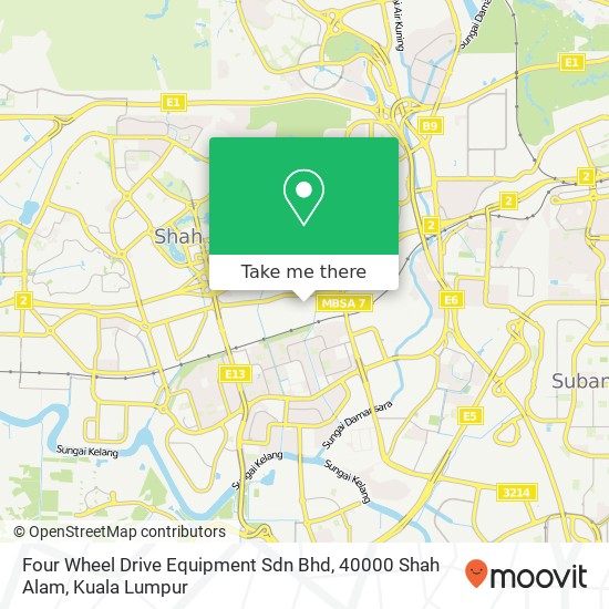 Peta Four Wheel Drive Equipment Sdn Bhd, 40000 Shah Alam