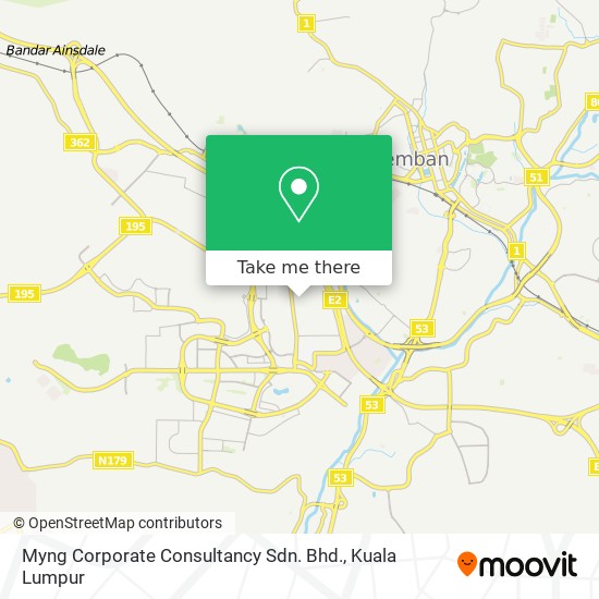 Myng Corporate Consultancy Sdn. Bhd. map