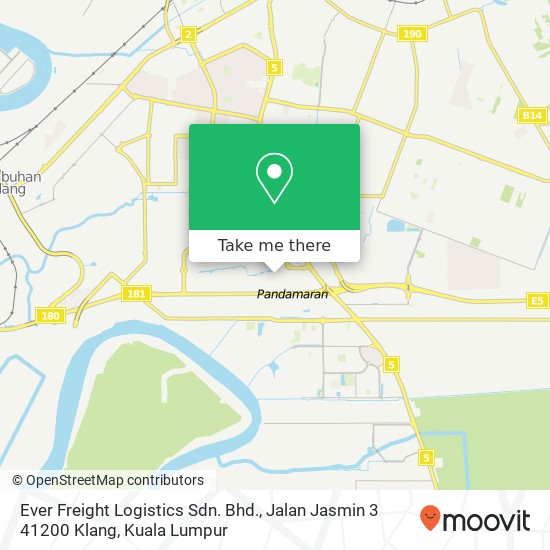 Ever Freight Logistics Sdn. Bhd., Jalan Jasmin 3 41200 Klang map