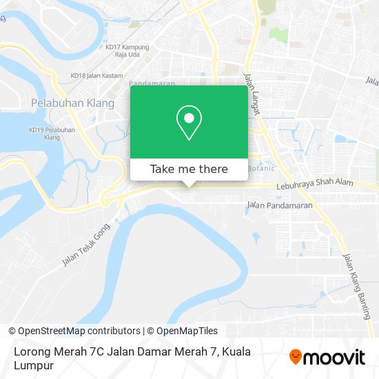 Lorong Merah 7C Jalan Damar Merah 7 map