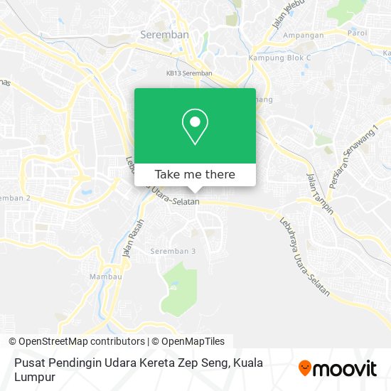 Pusat Pendingin Udara Kereta Zep Seng map