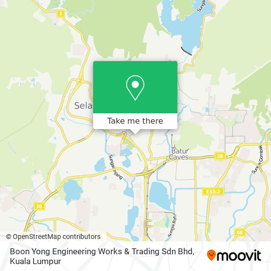 Peta Boon Yong Engineering Works & Trading Sdn Bhd