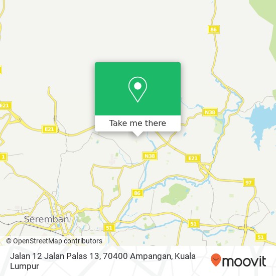 Jalan 12 Jalan Palas 13, 70400 Ampangan map