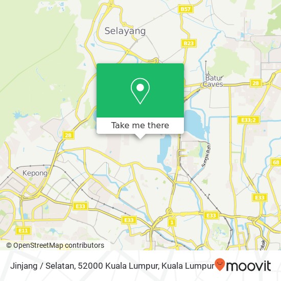 Jinjang / Selatan, 52000 Kuala Lumpur map