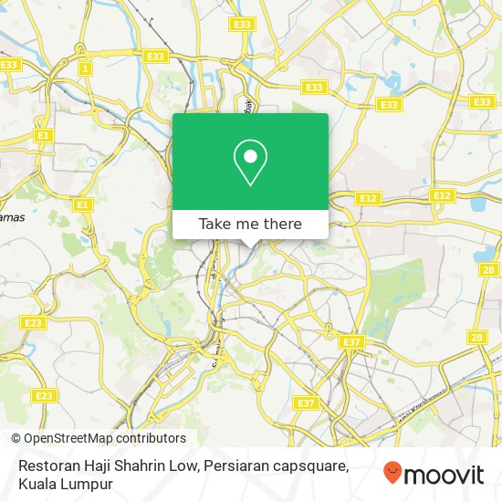 Restoran Haji Shahrin Low, Persiaran capsquare map