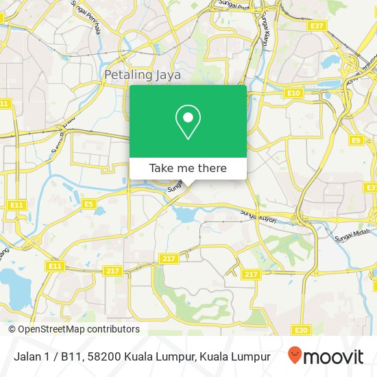 Jalan 1 / B11, 58200 Kuala Lumpur map