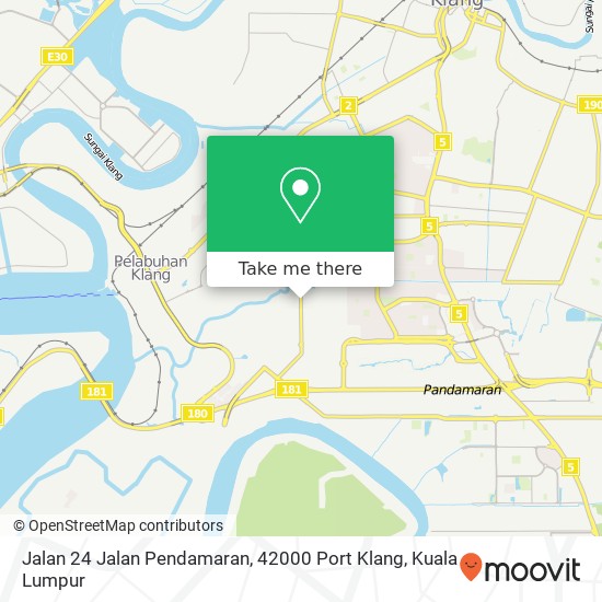 Jalan 24 Jalan Pendamaran, 42000 Port Klang map