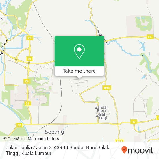 Jalan Dahlia / Jalan 3, 43900 Bandar Baru Salak Tinggi map