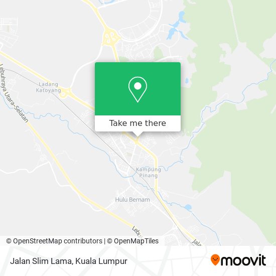 Jalan Slim Lama map