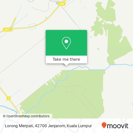 Lorong Merpati, 42700 Jenjarom map