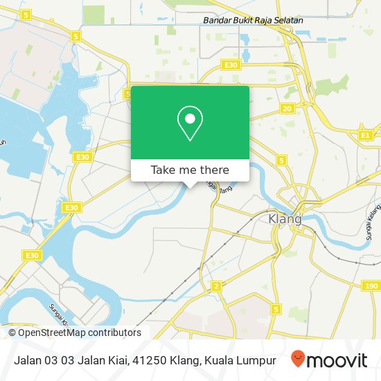 Jalan 03 03 Jalan Kiai, 41250 Klang map