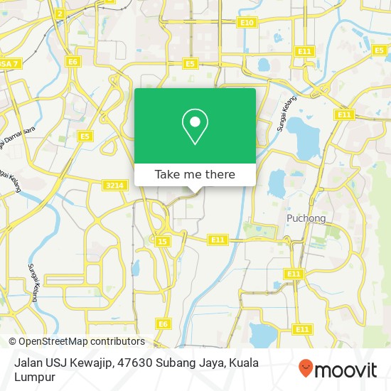 Jalan USJ Kewajip, 47630 Subang Jaya map