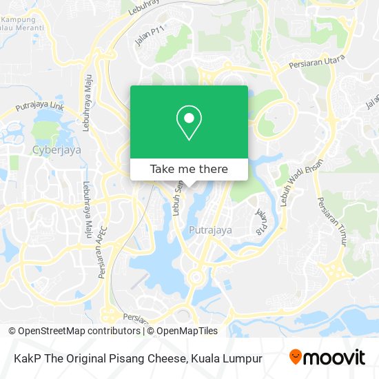 KakP The Original Pisang Cheese map