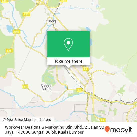 Workwear Designs & Marketing Sdn. Bhd., 2 Jalan SB Jaya 1 47000 Sungai Buloh map