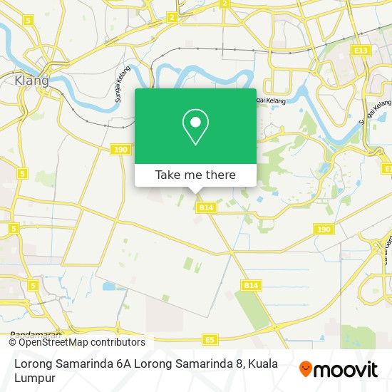 Lorong Samarinda 6A Lorong Samarinda 8 map