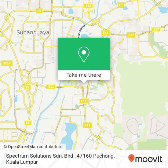 Spectrum Solutions Sdn. Bhd., 47160 Puchong map