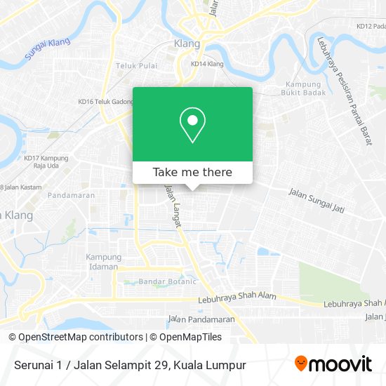 Peta Serunai 1 / Jalan Selampit 29