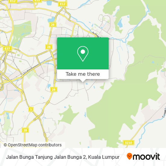 Peta Jalan Bunga Tanjung Jalan Bunga 2