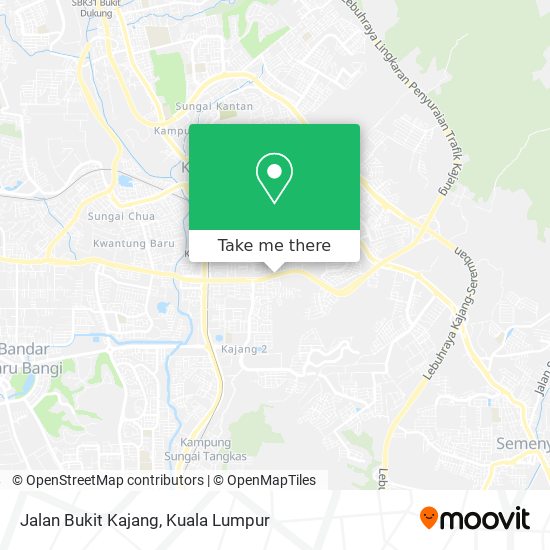 Jalan Bukit Kajang map
