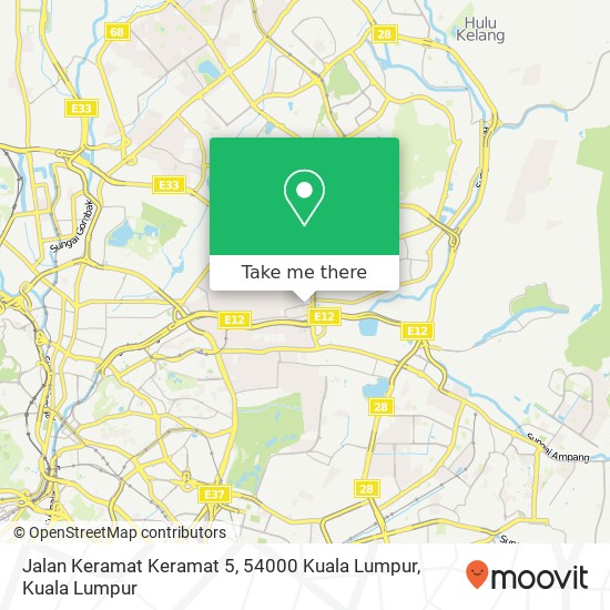 Jalan Keramat Keramat 5, 54000 Kuala Lumpur map