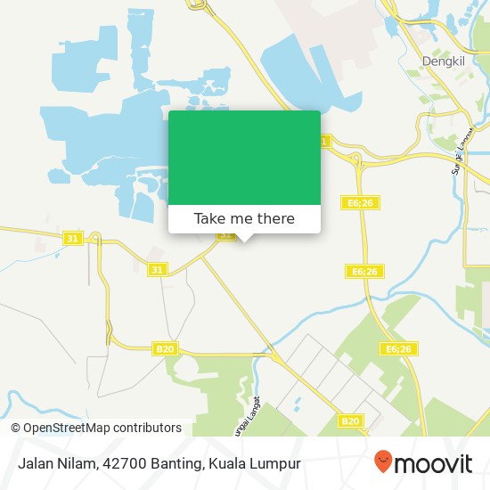 Peta Jalan Nilam, 42700 Banting