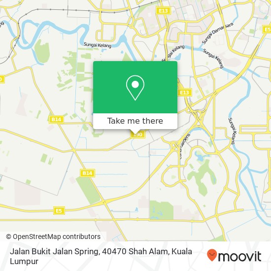 Jalan Bukit Jalan Spring, 40470 Shah Alam map