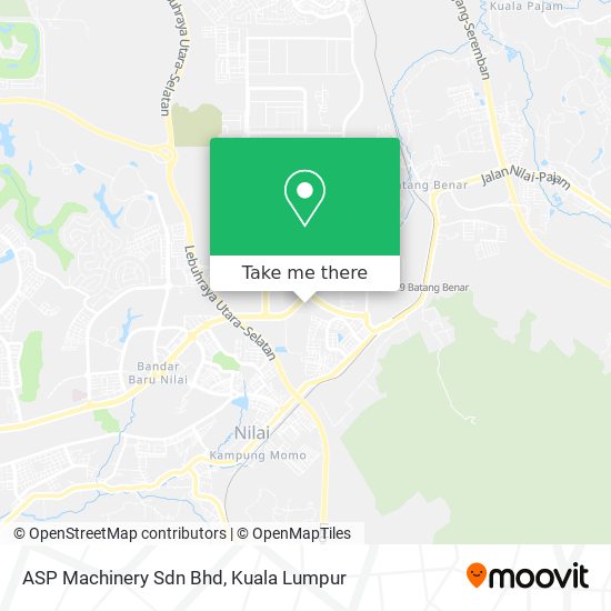 Peta ASP Machinery Sdn Bhd