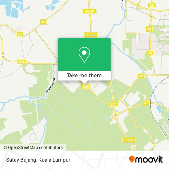 Satay Bujang map