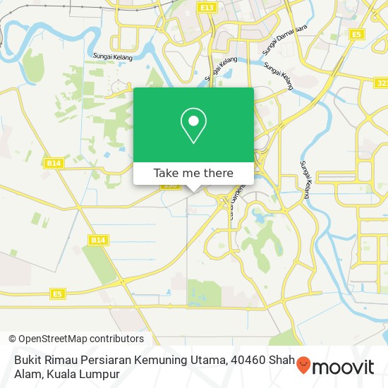 Bukit Rimau Persiaran Kemuning Utama, 40460 Shah Alam map