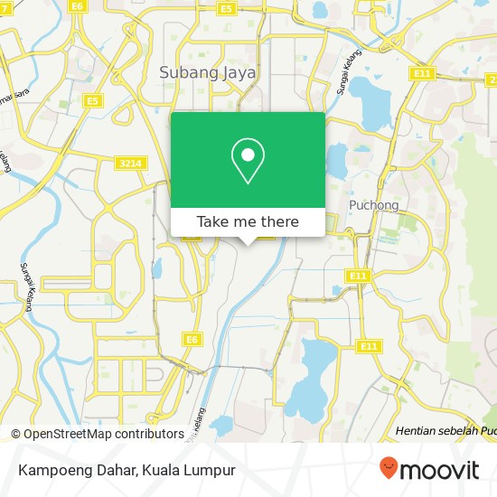 Kampoeng Dahar map