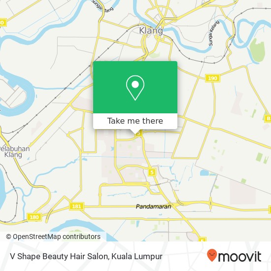 V Shape Beauty Hair Salon map