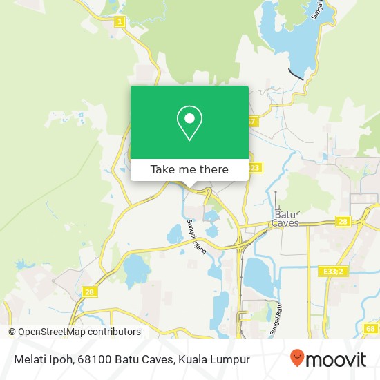 Melati Ipoh, 68100 Batu Caves map