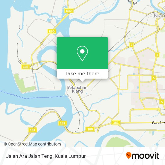 Jalan Ara Jalan Teng map
