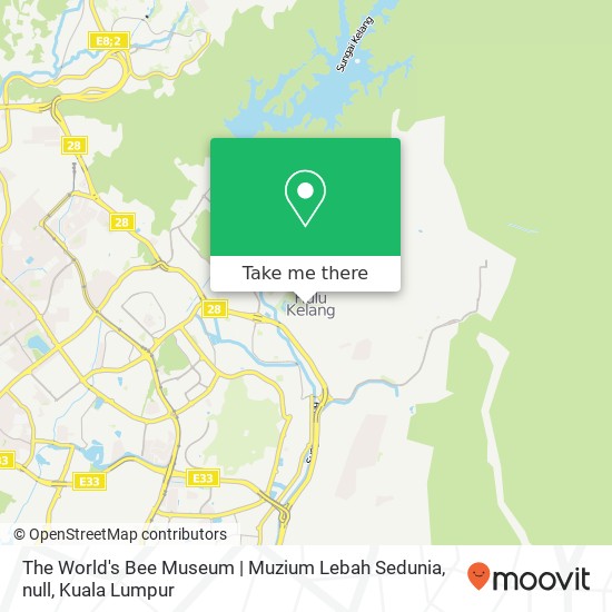 Peta The World's Bee Museum  | Muzium Lebah Sedunia, null