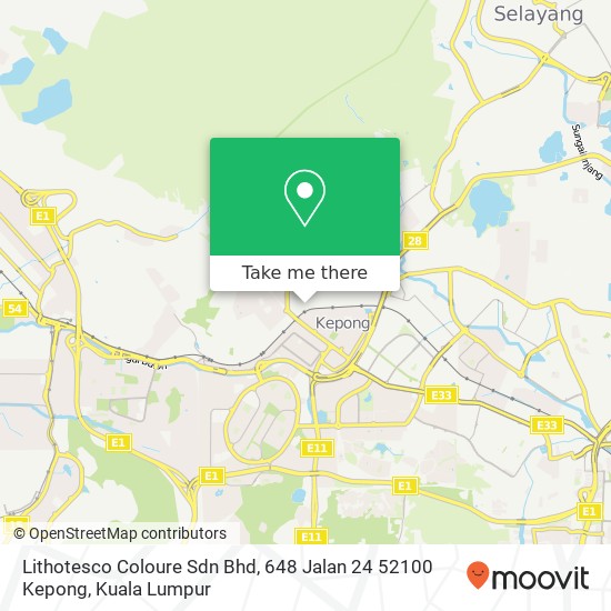 Peta Lithotesco Coloure Sdn Bhd, 648 Jalan 24 52100 Kepong