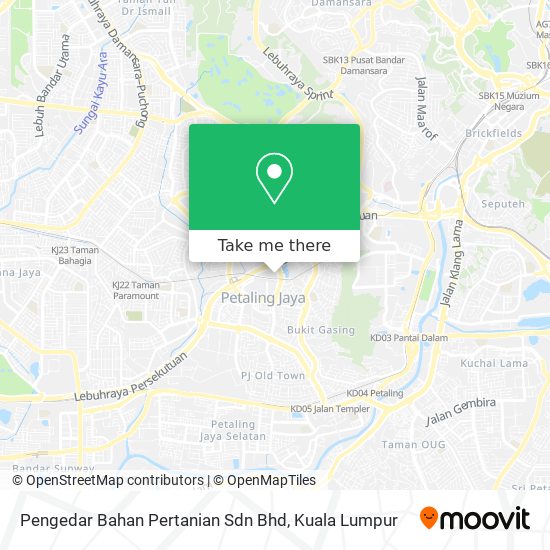 Peta Pengedar Bahan Pertanian Sdn Bhd