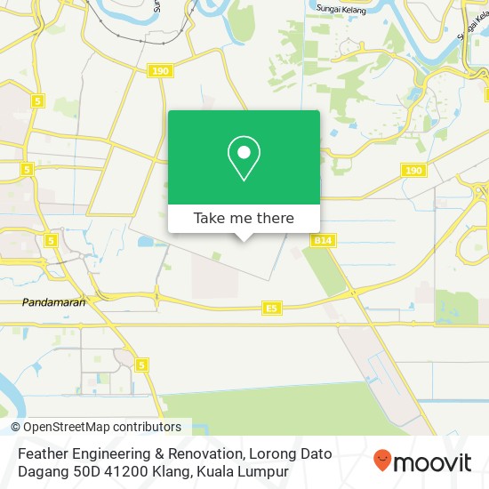 Feather Engineering & Renovation, Lorong Dato Dagang 50D 41200 Klang map