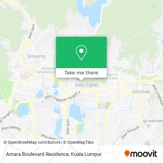 Amara Boulevard Residence map