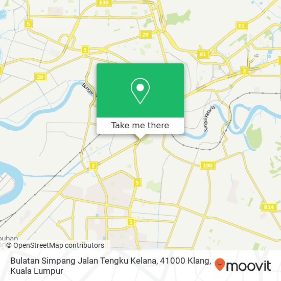 Bulatan Simpang Jalan Tengku Kelana, 41000 Klang map