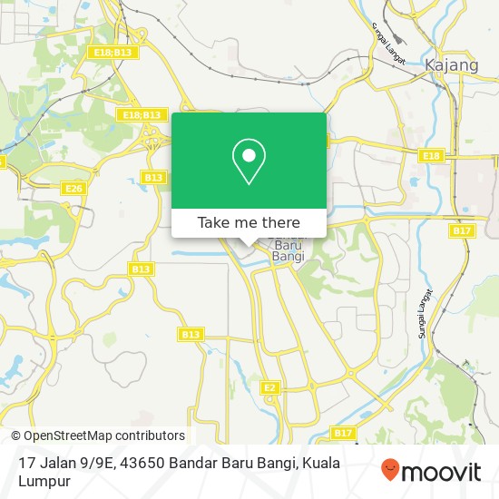 17 Jalan 9 / 9E, 43650 Bandar Baru Bangi map