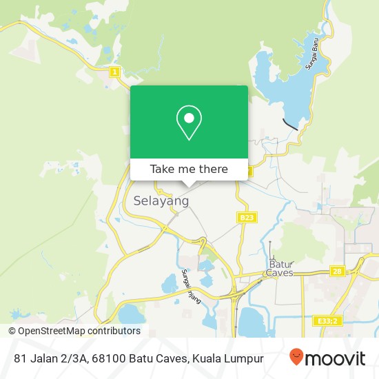 81 Jalan 2 / 3A, 68100 Batu Caves map