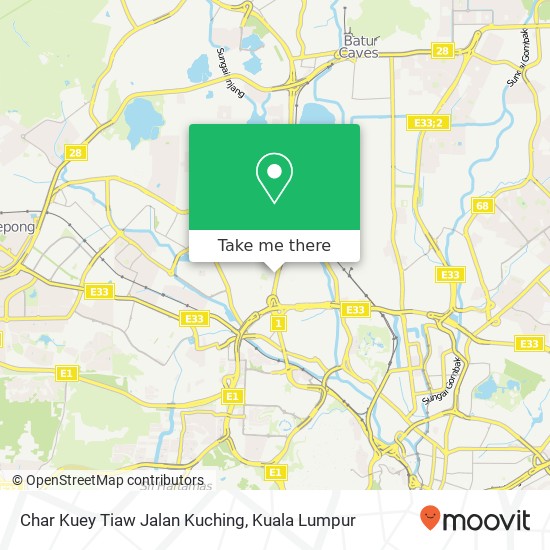 Char Kuey Tiaw Jalan Kuching map