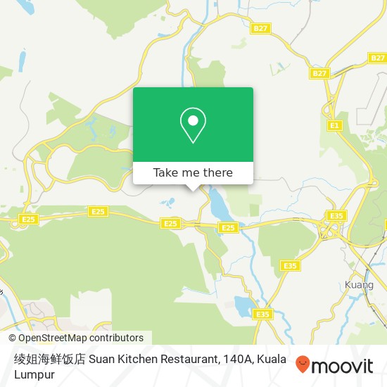 绫姐海鲜饭店 Suan Kitchen Restaurant, 140A map