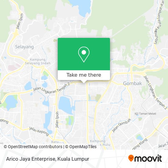 Peta Arico Jaya Enterprise