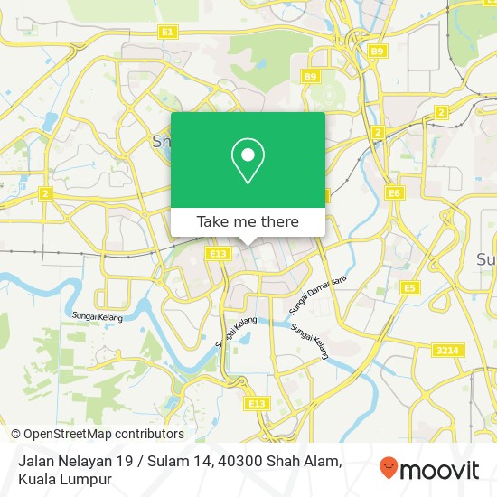 Jalan Nelayan 19 / Sulam 14, 40300 Shah Alam map