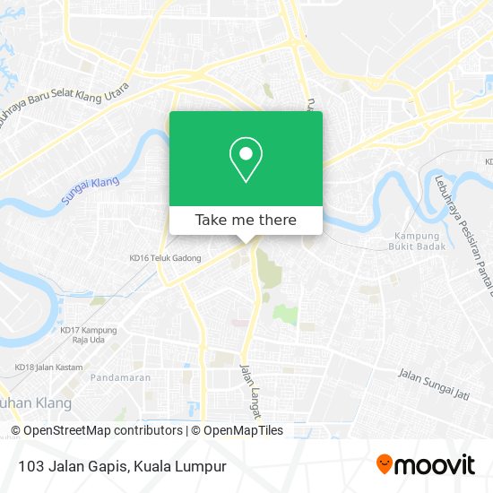 103 Jalan Gapis map