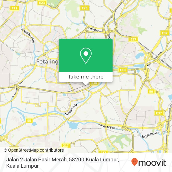 Jalan 2 Jalan Pasir Merah, 58200 Kuala Lumpur map