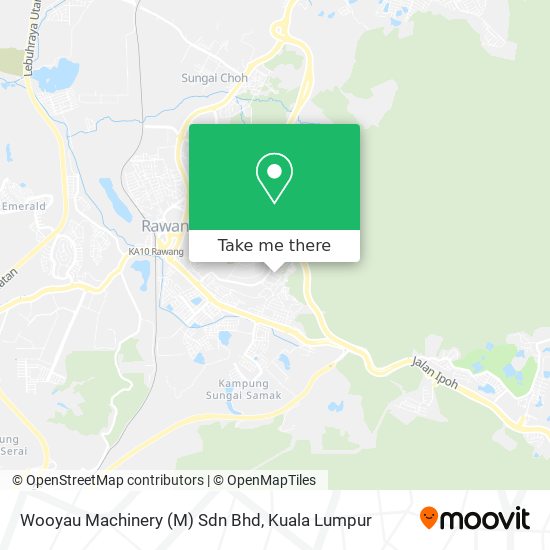 Wooyau Machinery (M) Sdn Bhd map