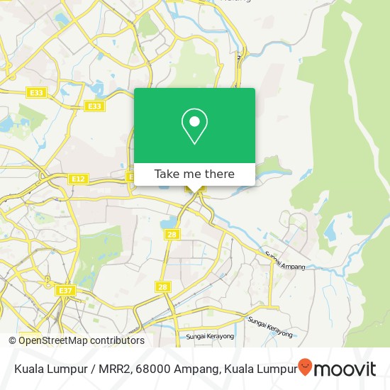 Kuala Lumpur / MRR2, 68000 Ampang map